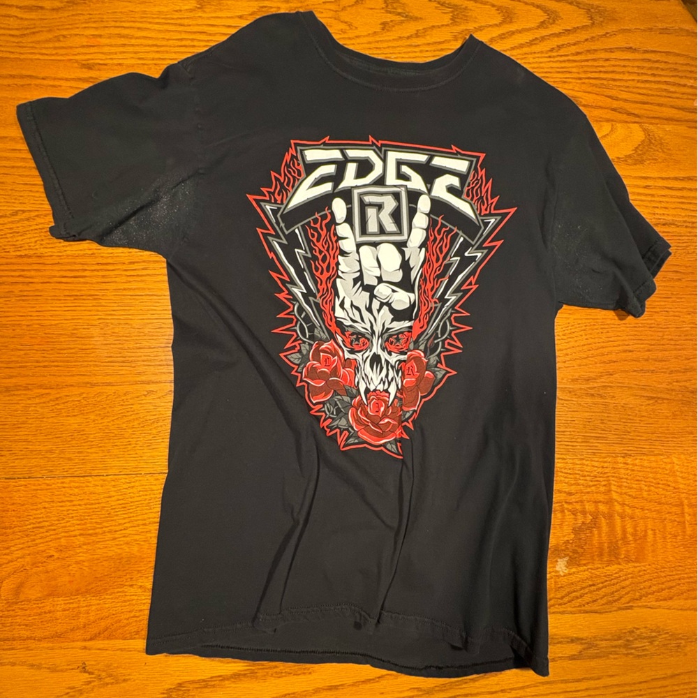 WWE Black and Red Short Sleeve Tee